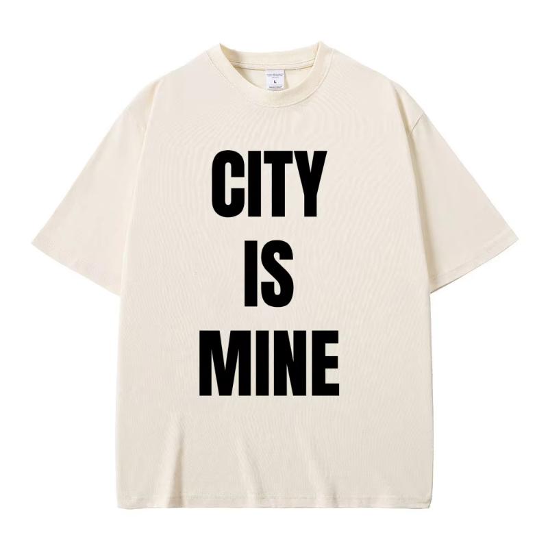 

Rapper Drake City Is Mine Letter Same Style Print Tshirt Unisex Women Hip Hop Fashion T Shirts Unisexs Casual Cotton Vintage T Shirt 4XL