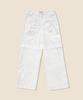 DIMANCHE Mesh Holiday Pants (White)