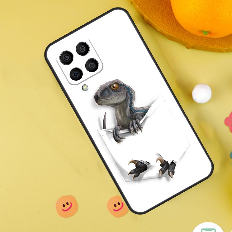 Cute Dino Dinosaur For Samsung Galaxy M11 M12 M13 M14 M15 M34 M54 M55 M33 M53 M31 M51 M30s M32 M52 M20 Case
