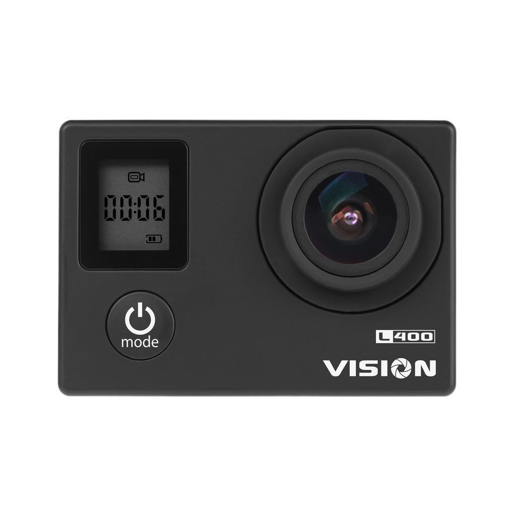 Kruger&Matz Vision L400 4K sports camera accessories remote control set
