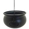Calderone Classico per Streghe Bollitore Secchio 12" Nero Contenitore per Caramelle Ciotola per Dolcetti per Forniture Decorazioni Festa di Halloween