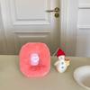 Kawaii Plush Photocard Holder Winter Warm Idol Photo Card Display Stand 3inches Photo Frame