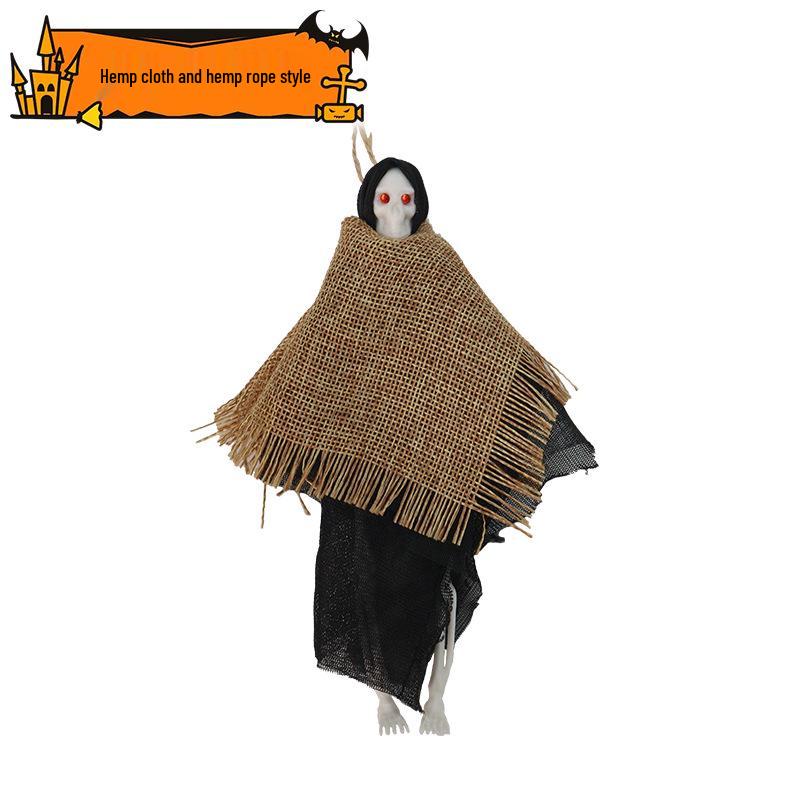

Halloween Skull & Multi-Color Hanging Ghost Decorations for KTV Bar Solid Color