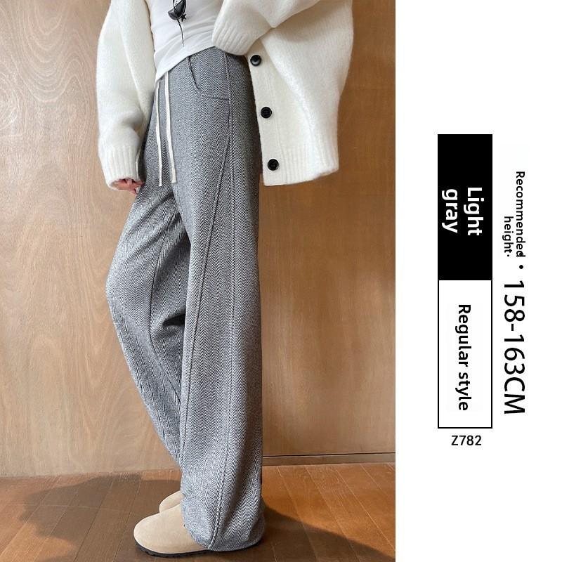 High Waist Trousers For Women With Straight Leg Design For Casual Spring Wear