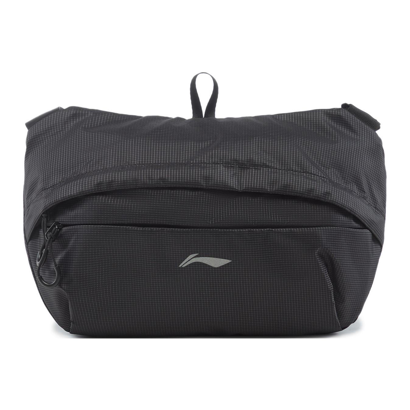 

New LiNing Fitness Series Polyamide Crossbody Bag, Shoulder Bag Unisex Black ABDU385-1 30.5*9.4*16.5CM