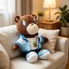 10 Inch Cute Plush Bear Toy Soft Stuffed Animal Ideal Graduation Gift For Kids Boys And Girls