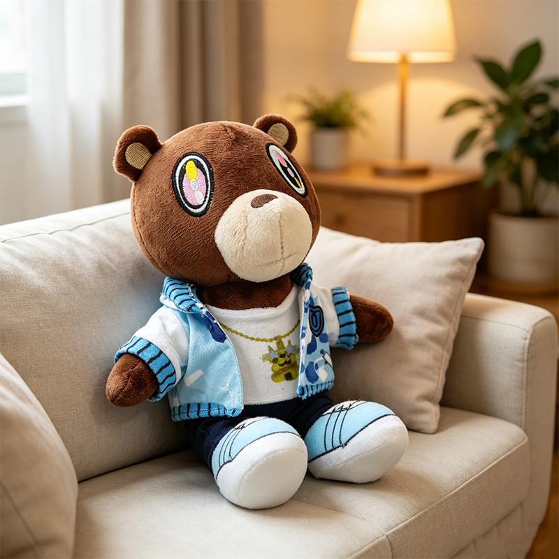 10 Inch Cute Plush Bear Toy Soft Stuffed Animal Ideal Graduation Gift For Kids Boys And Girls