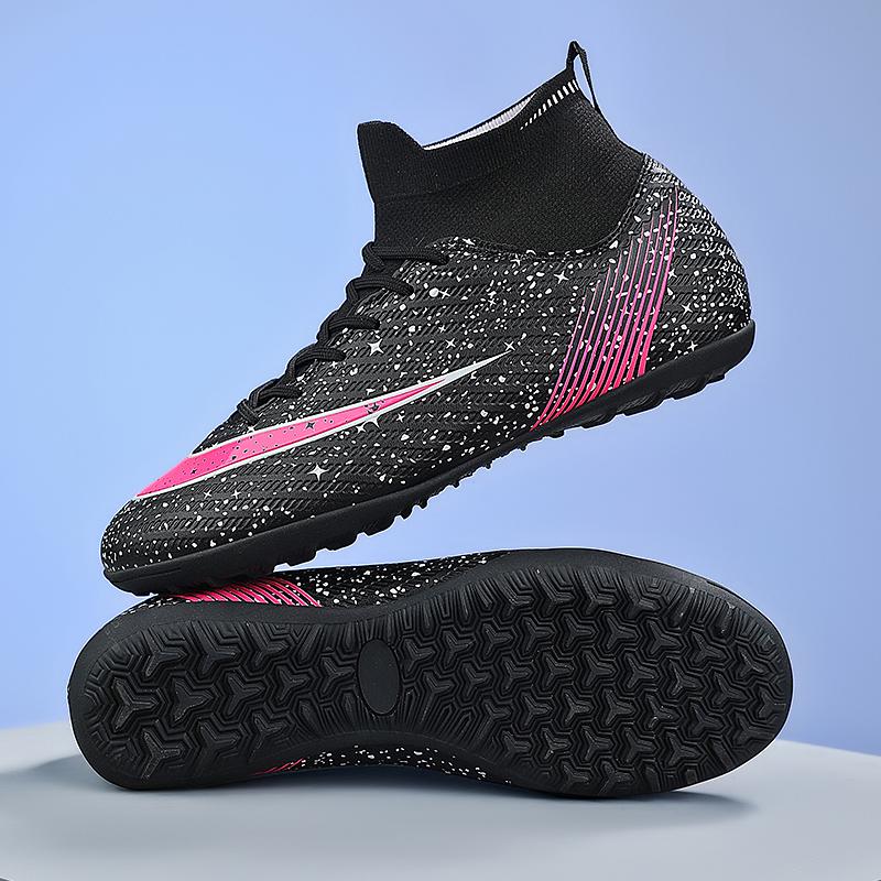 2025 Fashion Professional Football Shoes Fg Long Nail Tf Broken Nail Artificial Turf Training Outdoor Sports Shoes high-quality
