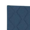 Box Spring Bed with Mattress and Headboard Blue 90 x 200 cm Fabric