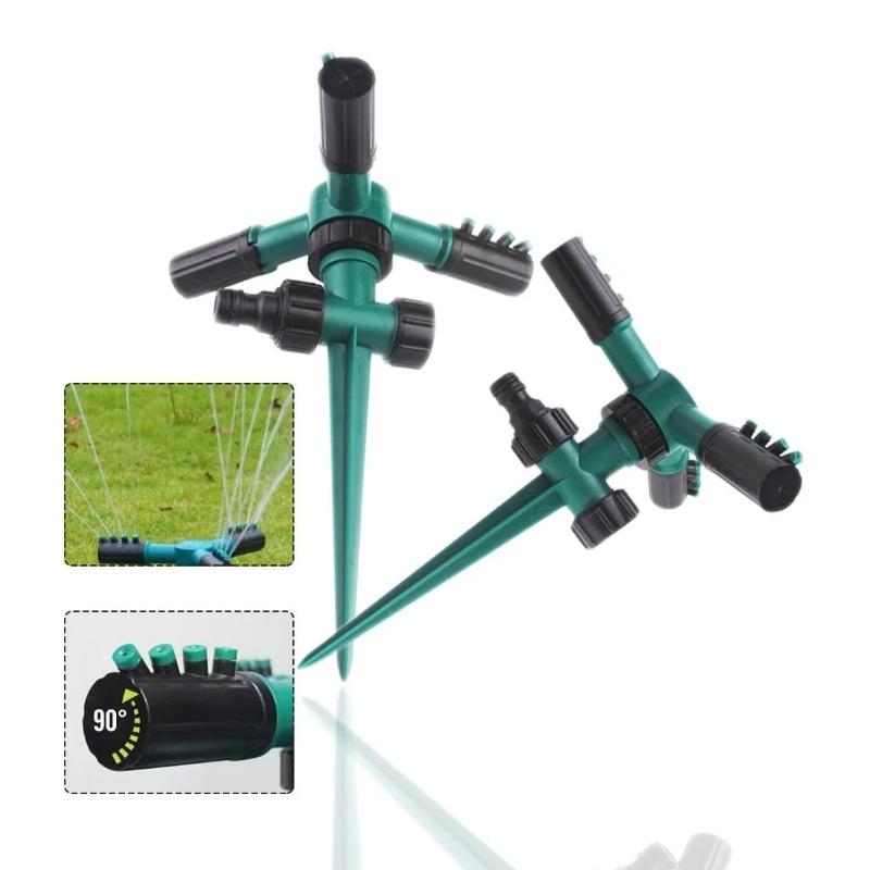 1pc 360 Grad Kreis Rotierenden Wasser Sprinkler Automatische Bewässerung Garten Gras Rasen Sprinkler