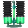 Akvarium Biokjemisk Dobbel Svamp Rensefilter Akvarium Nedsenkbar Skumfilter(QS200A L med