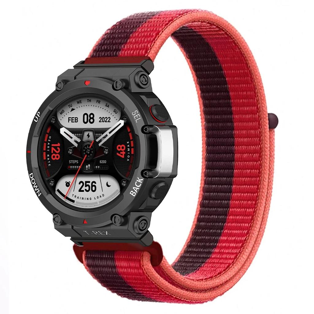 Nylon Loop Strap For Huami Amazfit T-REX 3/2 Smart Watch Band Women Men Bracelet For Amazfit T-Rex/T-Rex Pro Wristband Correa