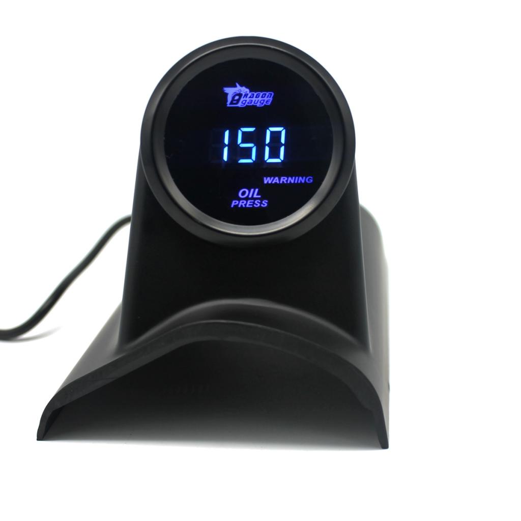 Universal 52mm Dual Racing Gauge Holder ABS Pod Dash Mount for Car Meter Kit Left Hand Driver