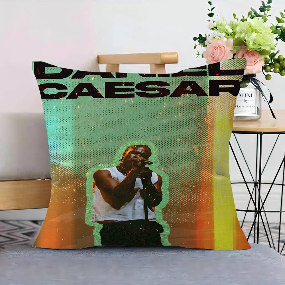 D-Daniel Caesar Music Album Freudian Personalized Pillow Cover Kids Bedroom Wild Party Decor Pillowcase Kid Birthday Shower Gift