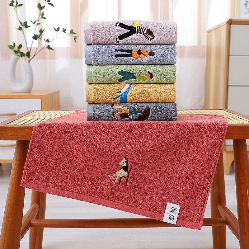 Pure Cotton Square Towel, Pure Cotton Soft and Skin Friendly Baby Hand Towel, Face Towel, All Cotton