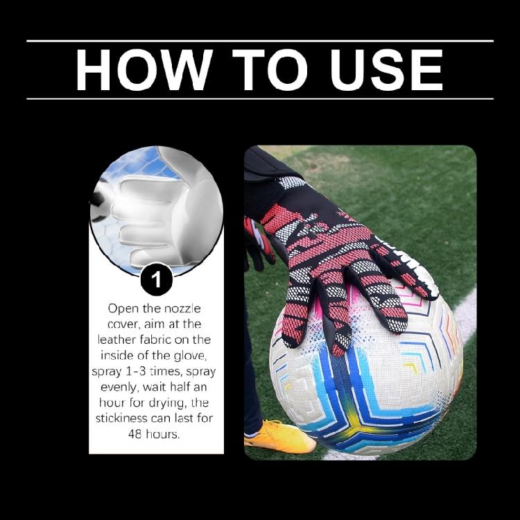 Colle per Guanti da Portiere Spray Antiscivolo 30ml Spray Grip Calcio Spray Grip per Guanti da Portiere per Guanti da Portiere
