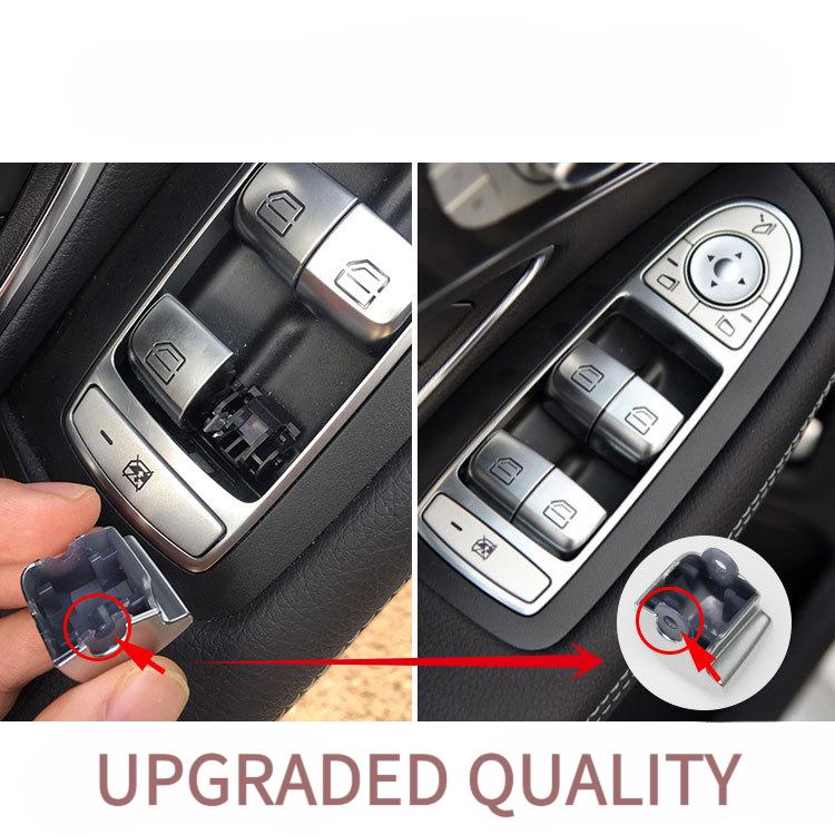 2059056800 2059056811 for Mercedes Benz W205 W253 W213 W222 C E Class GLC 4 Door Saloon Power Driver Door Window Switch Repair Button with Spring