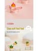 Autumn/Winter Cute Bunny Girl Plush Lined Non-slip Warm Cotton Slippers for Kids