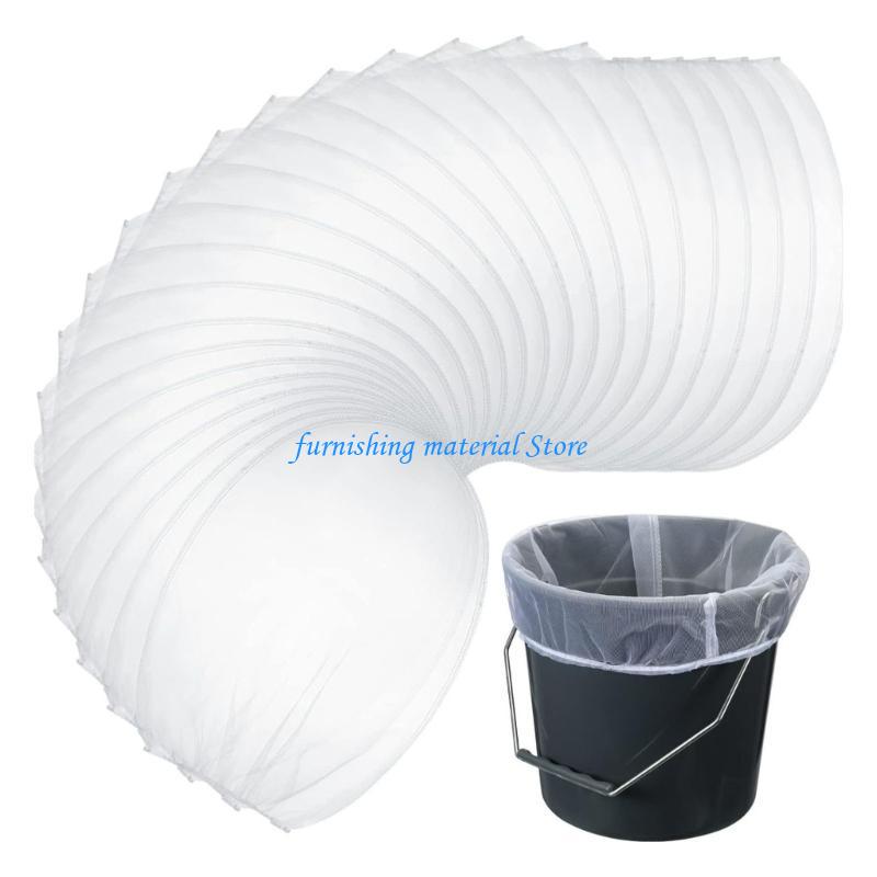 Y5GD Upgrades 5 Gallon Paint Filter Bags Elastic Top Nylon Mesh For Paint Sprayers 250 Micrometer Reusable For Gardening Brewing
