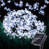 6.5M 30LED Solar String Sakura Lights LED Outdoor Waterproof Festival Garden Decorative Lights Christmas Tree Decorative Lights