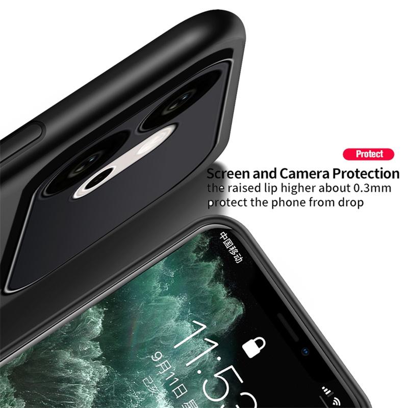 Rugged Non-Slip Case for Honor 600 Pro 600 Lite Protective Cover Magnetic Suction Holder Coque Fundas Capa