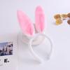 Samcos Rabbit Ear Headbands, Set of 2, Cute Fluffy Bunny Ears, Animal Headbands for Cosplay, Costumes, Halloween, and Parties, White for Adults and