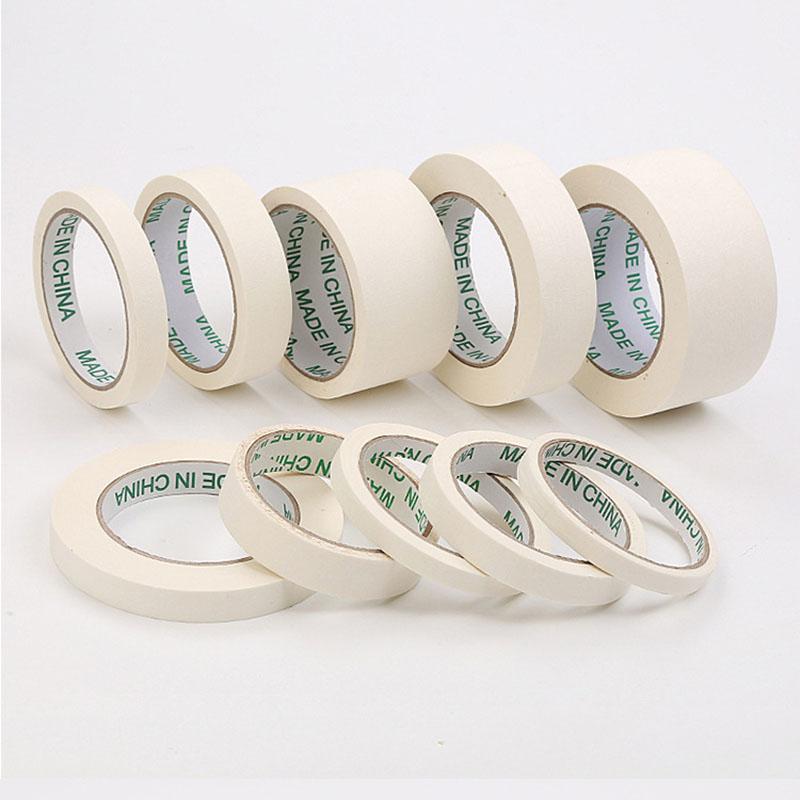 Masking Tape White Color Sealing Self Adhesive Tape Car Painting Shelter Decoration Paper Tape Waterproof 20m / RollPinstriping Tape 3