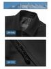 Men's Spring & Autumn Turn-Down Collar Jacket for Ages 40-80 - Stylish Business Suit for Mature Gentlemen