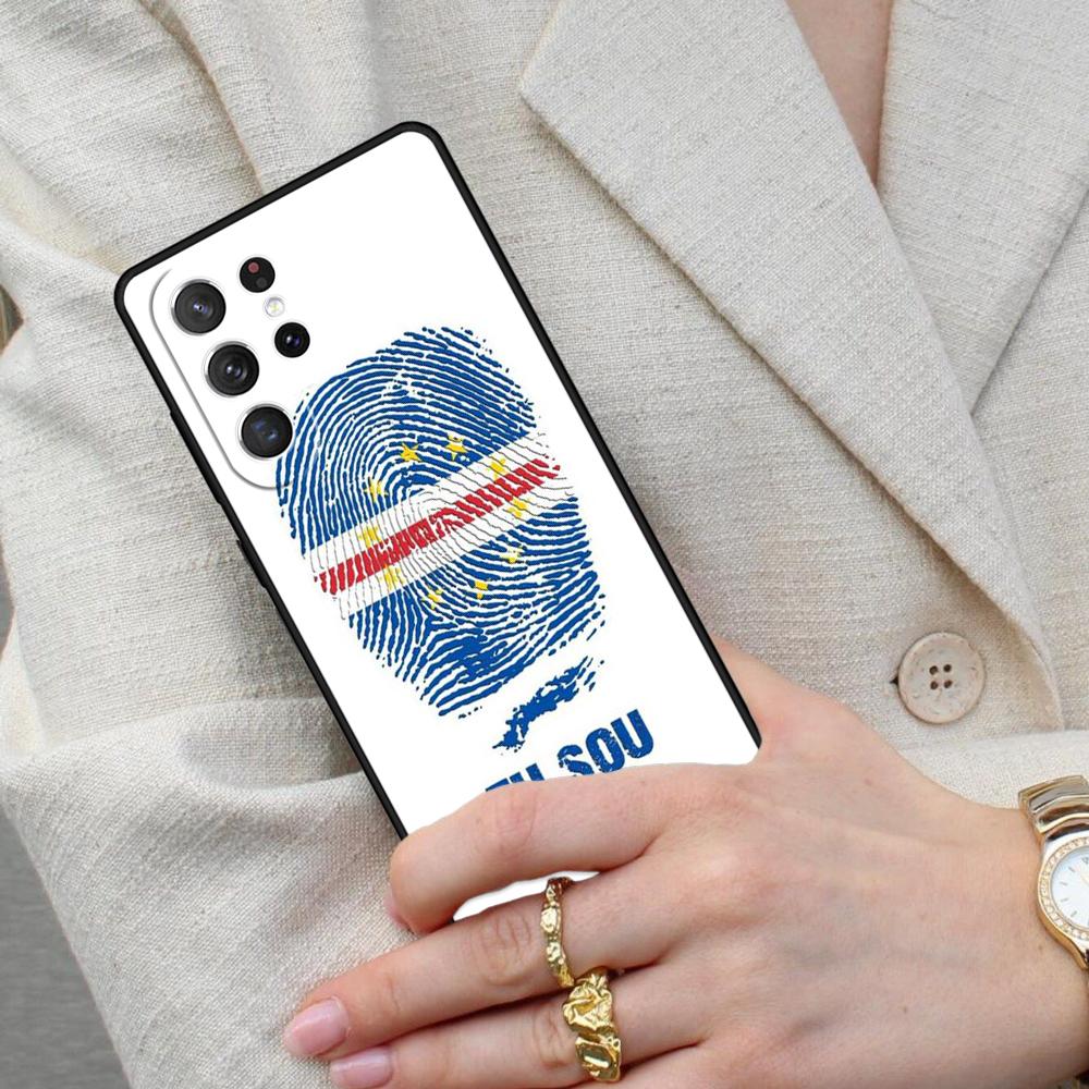 Cape Verde Flag Coat of Arms Cell Phone Case for Samsung Galaxy S26 Ultra S25 S24 S23 S22 S21 S20 Note10 Cover
