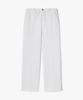 VALOIR VALENTE Slim Cotton Pants White