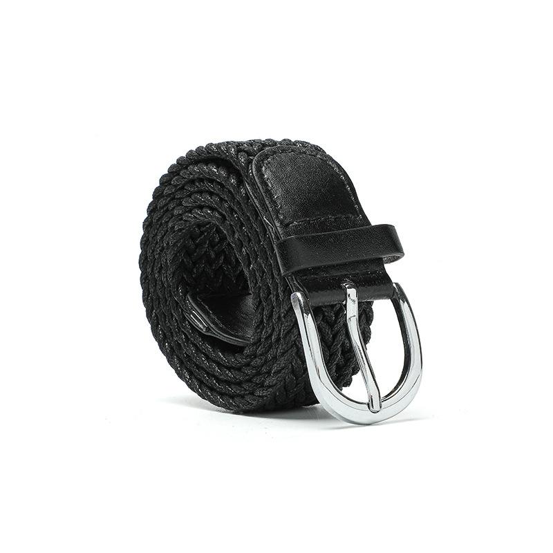 Twist Wax Rope Ladies Belt Retro Jeans Belt Dress Pin Buckle Belt