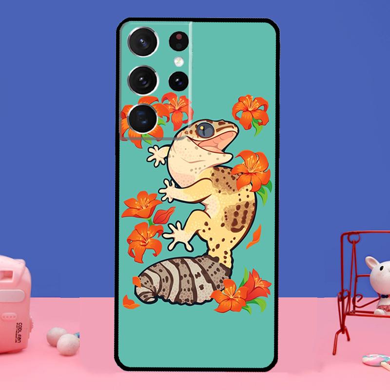 Lizards Geckos Case For Samsung Galaxy S22 S21 Note 20 Ultra Note 10 S8 S9 S10 Plus S20 FE Phone Cover