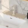 Silicone Material Water Faucet Drip Tray Water-absorbing Faucet Draining Mat  Kitchen Use
