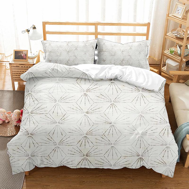 Fashion Technology Printing, 3D Digital Printing, Bedding, Duvet Covers, Pillowcases, Three-piece Sets