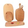 Beech Wood Cutting Board: Solid Wood for Bread, Fruit, Sushi - Ideal for Home or Restaurant Use