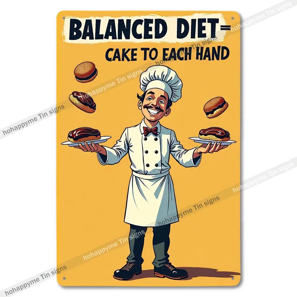 Retro Metal Tin Signs Vintage Food Ad Kitchen Wall Decor Home Art
