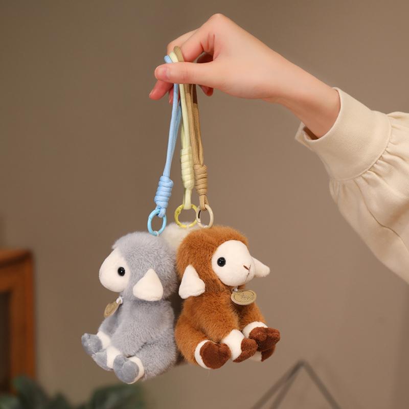 11/17/23cm Soft Sheep Plush Sitting Pose Bag Decro Cute Pendent Huggable Lovely Pillow Gifts For Friends