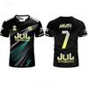 Jul Toto Ninetta 2026 Rien 100 Rien Maglia da Calcio Estiva Traspirante per Allenamento all'Aperto T-shirt Unisex Girocollo per Uomo Donna