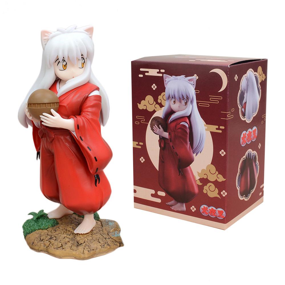 16CM Anime Sengoku Otogizoushi: InuYasha Sesshoumaru Noodle Stopper Figure Figure Plaything Gift Set Aciton Figure PVC Premium Quality