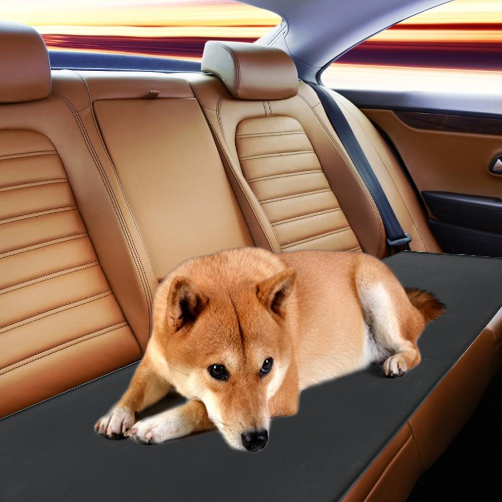 Wasserdichte Schwarze Silikonmatte Rutschfeste Haustier Hund Katze Futtermatte Futter Wasser Platzmatte zum Essen Auto Reisen