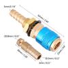 Water Cooled & Gas Adapter Quick Hose Connector Fitting For MIG TIG Welder Torch(Red)