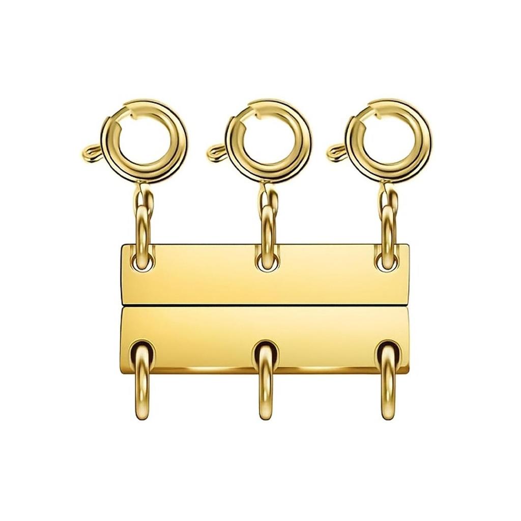 Layered Necklace Magnetic Buckle with Lobster Clasp | Multi-hole Stacking Finishing Accessory