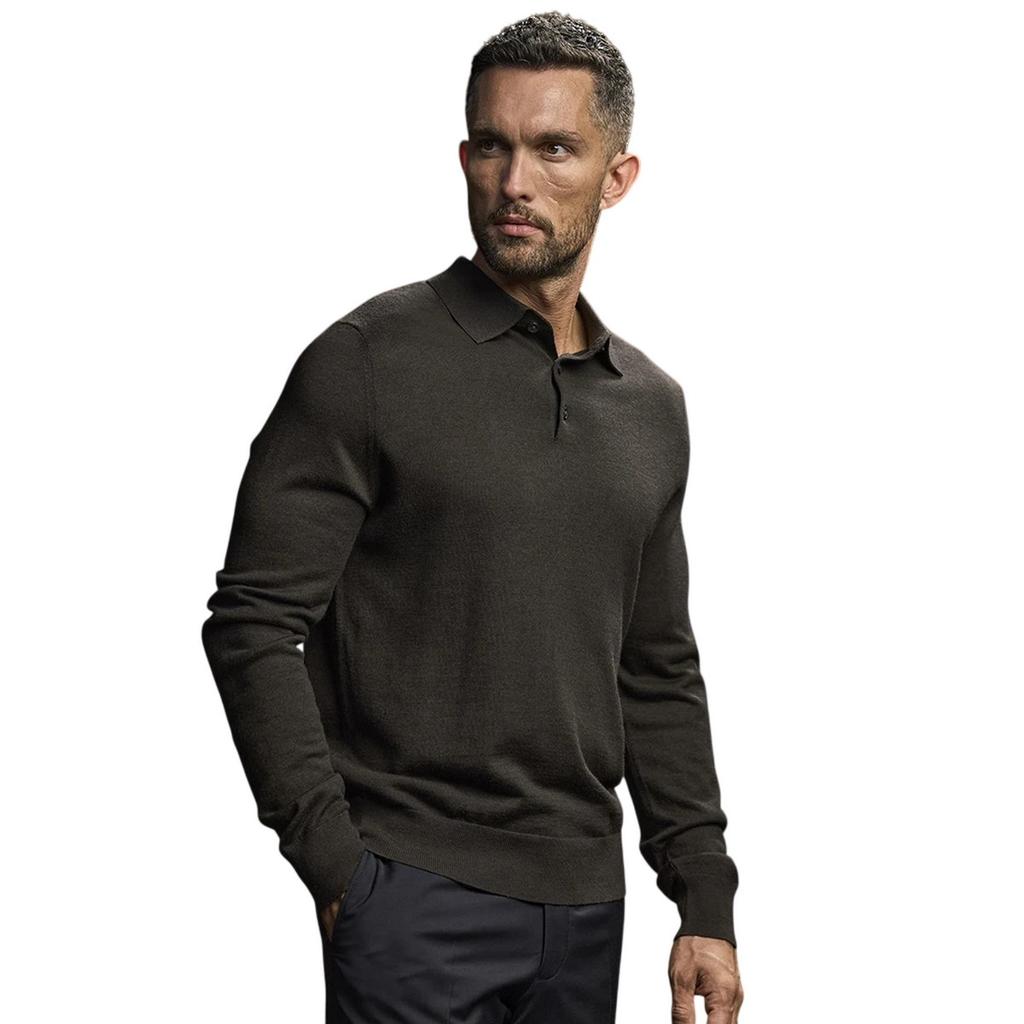 Tee Jays Mens Knitted Polo Shirt
