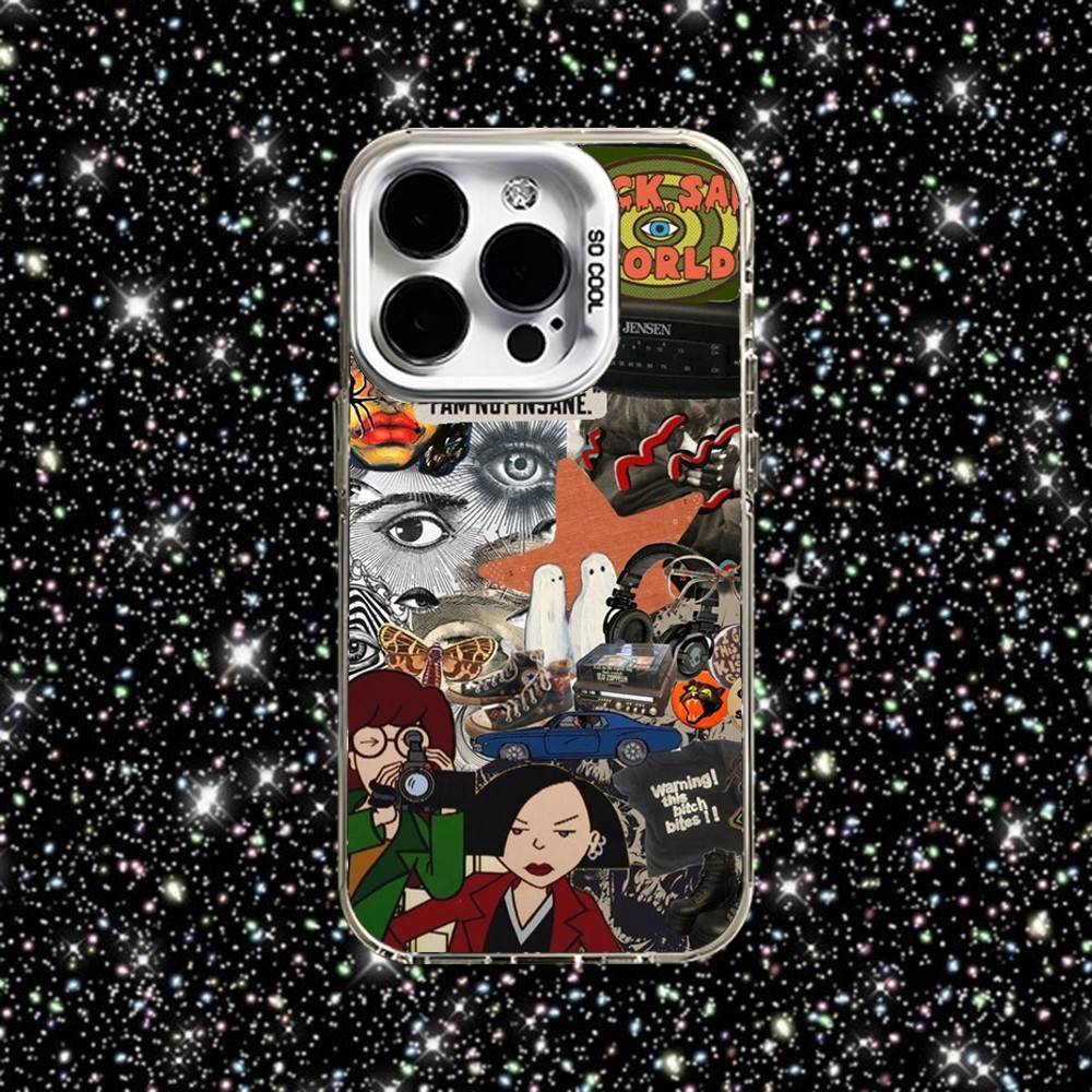 D-Daria Phone Case For iPhone 16,15,14,13,12,11,Pro,XS,Max,Plus,Mini,SE White Candy Matte Shockproof Cover