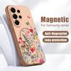 Colorful Flower Magnetic Phone Case For Samsung Galaxy S26 S25 Ultra S24 S23 FE A57 A17 A56 A37 A16 A35 A55 A15 A36 Back Cover
