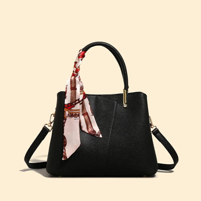 

Luxury handbags women bags designer Red wedding bridal bag PU leather shoulder Crossbody bag for female Totes bolsas feminine чёрный
