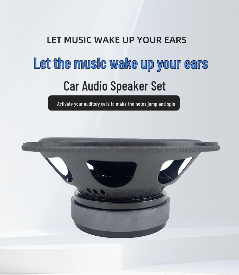 6.5" 2-Way Car Door Speaker Set for Audio Upgrade