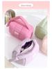 Candy Color Cotton Cosmetic Storage Bag - Large Capacity & High-end