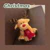 Cute Christmas Moose Plush Doll Toy Super Soft Girl Deer Doll Cloth Doll To Send Girlfriend