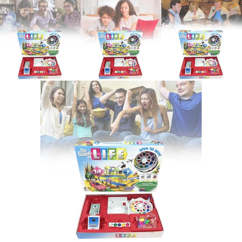 Das Brettspiel „Das Spiel des Lebens“ – Spielspaß für die ganze Familie und interaktives Spiel für alle Altersgruppen.
